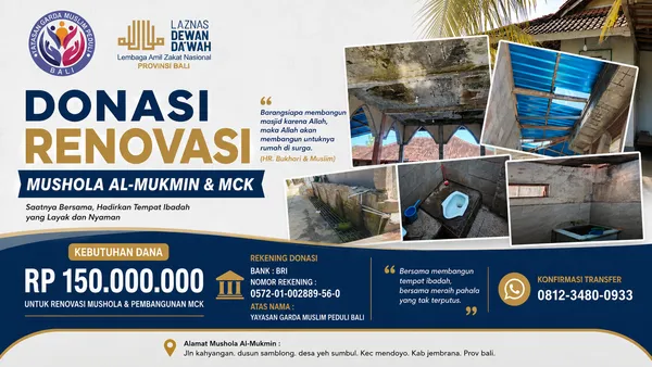 Sosial Renovasi Mushollah Al-Mukmin Yeh Sumbul